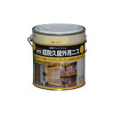 ニス アサヒペン 超耐久屋外用ニス 0.7L 透明(クリヤ)
