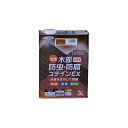 油性木部防虫・防腐ステインEX 3L チーク アサヒペン 油性塗料 ペンキ 塗装