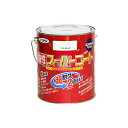 油性塗料・ペンキ アサヒペン 油性スーパーコート ツヤ消し白 1.6L 屋内外で使える超多用途。酸性雨、塩害、排気ガス、紫外線にも強い
