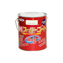 油性塗料・ペンキ アサヒペン 油性スーパーコート ミルキーホワイト 1.6L 屋内外で使える超多用途。酸性雨、塩害、排気ガス、紫外線にも強い