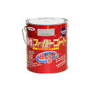 油性塗料・ペンキ アサヒペン 油性スーパーコート ライトグレー 1.6L 屋内外で使える超多用途。酸性雨、塩害、排気ガス、紫外線にも強い