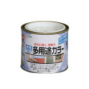 水性多用途カラー 1/5L ツヤ消し白 アサヒペン 水性塗料 ペンキ 塗装