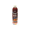 木材防虫スプレーロングショット アサヒペン 420ML 透明(クリヤ) 塗料 塗装 ペンキ