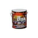 油性シリコン鉄部用 アサヒペン 1.6L 赤 油性塗料 塗装 ペンキ
