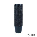 ポリ鉢 黒丸100P 7.5cm 明和 園芸用品・ガーデニング用品