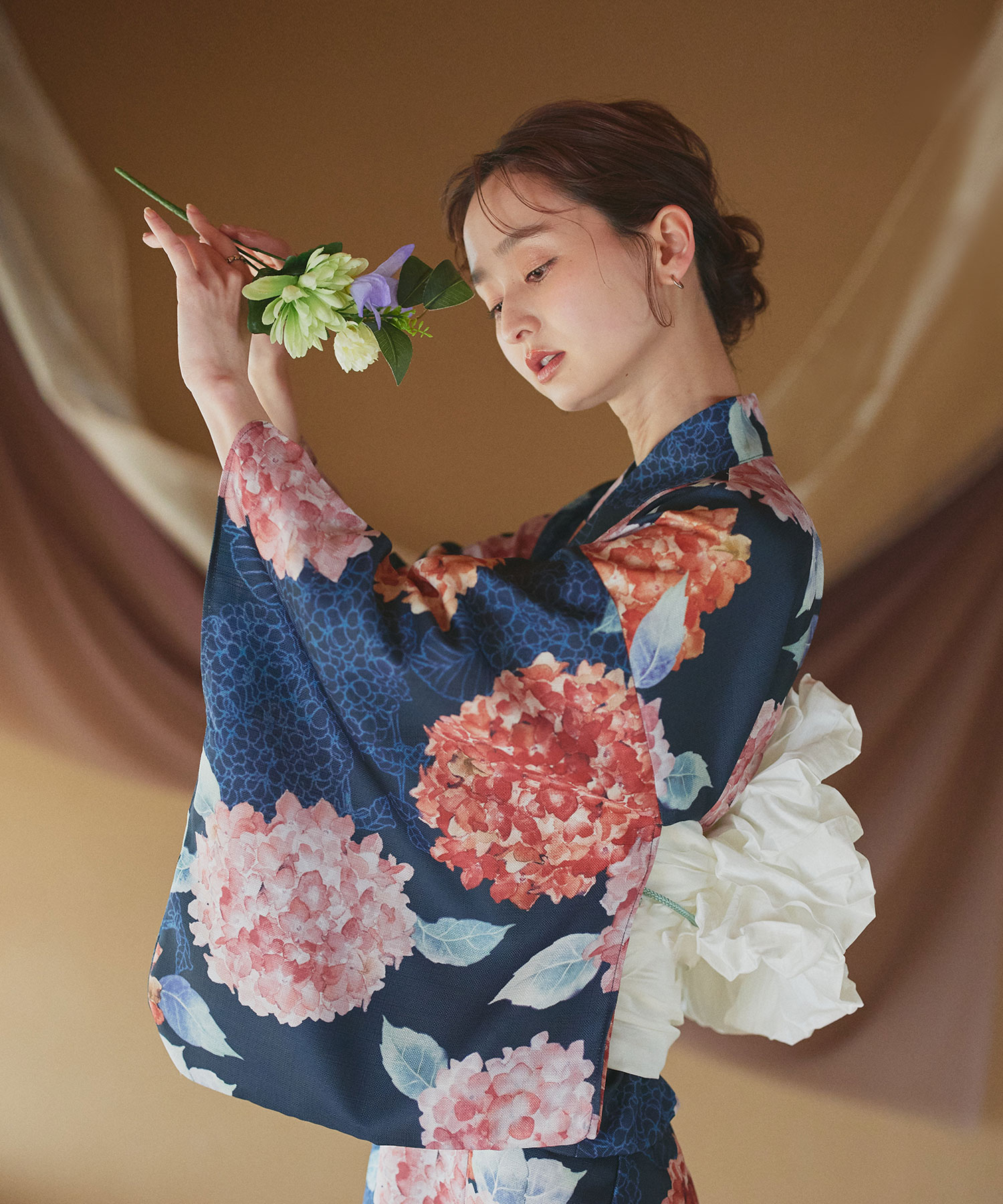 楽天市場】浴衣 紫陽花（浴衣セット｜和服）：レディースファッション