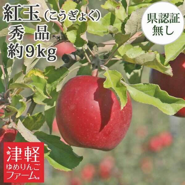 セール特価!【送料無料】 紅玉 秀品 約9kg(36-46玉)減農薬 化学肥料不使用(無化学肥料) 県認証無し お手軽品 国産 認なし 青森県産りんご 青森県産...