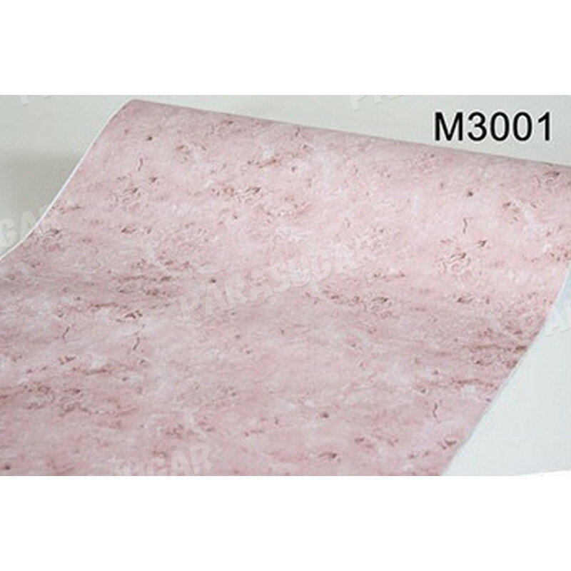 Rakuten - 【100m】 m3001 ピンクレッド 大理石 壁紙 カッティングシート インテリア リフォーム 多用途 シール タイル ウォールステッカー 石目