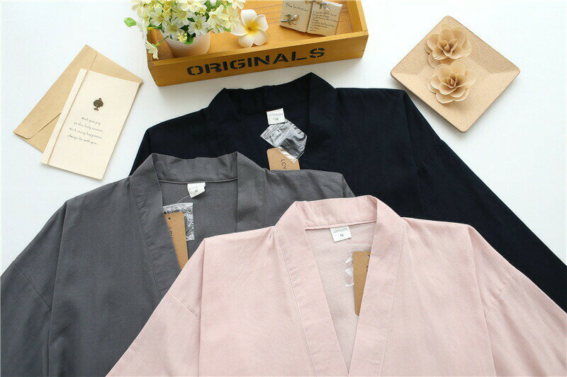 純綿 作務衣 シンプル無地 甚平 メンズ レディース ユニセックス プレゼント 大人 浴衣 サウナ 岩盤浴 パジャマ 作業着 ルームウェアー