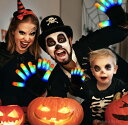 光る イルミネーション グローブ LED 手袋 ライトアップ 玩具 大人 子ども パーティー クリスマス ホラー おばけ ハロウィン 変装 仮装 Halloween 衣装