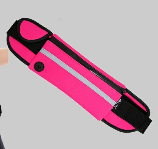 防水 ランニングポーチ ピンク 0-054 メッシュ 揺れにくい ウエストポーチ ウエストバッグ ランニング..