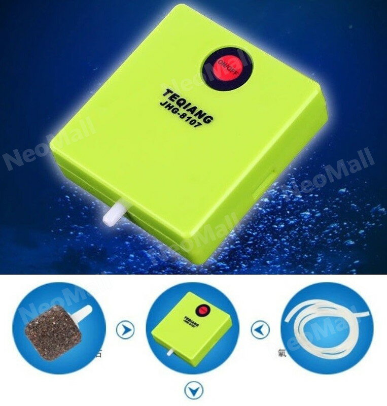 電池式 エアーポンプ ブクブク 泳がせ 釣り 小型 薄型