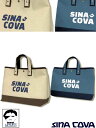 シナコバ ゴルフ sina cova シナコバ新作 2024新作秋冬 トートバッグ キャンバス ちょいワル メンズ sinacova キャプテン ブランド ギフ...
