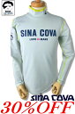 シナコバ 30%OFF セール ゴルフ sina cova 大きいサイズ ちょいワル メンズ 長袖ハイネックポロシャツ ちょい悪 ゴルフウェア アウトレット ラ...