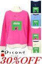 \30%OFFセール/ ピッコーネクラブ ゴルフ 長袖ニット PICONE CLUB ピッコーネ PICONE ブランド ゴルフウェア レディース 2024秋冬...