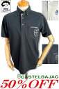 \50%OFF セール/ カステルバジャック ゴルフ 服 半袖ポロシャツ CASTELBAJAC 2025新作春夏 ちょいワル ちょい悪 ブランド ゴルフウェア...