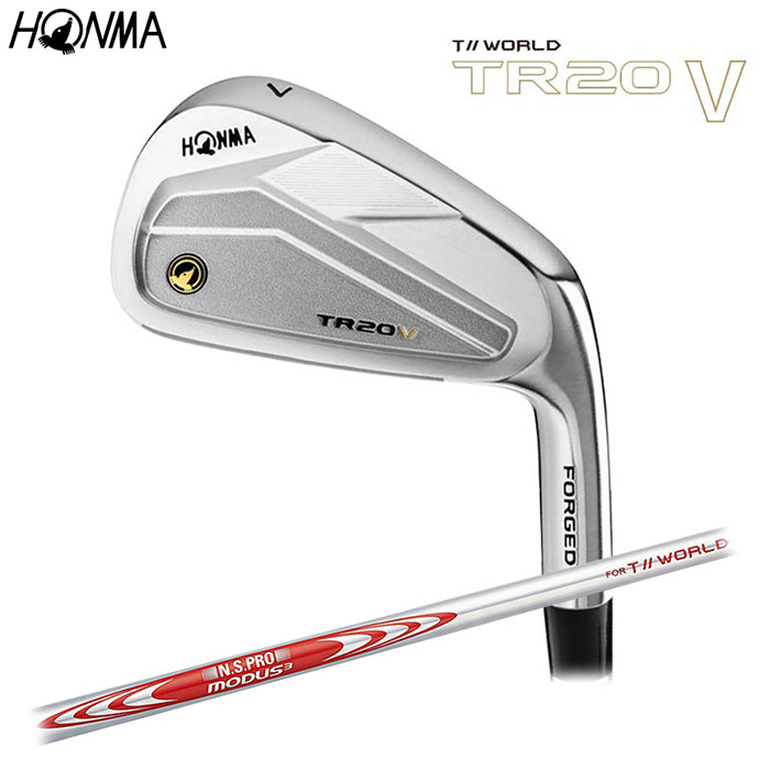 HONMA -本間ゴルフ-T//WORLD TR20 V アイアン 6本セット（#5〜10） N.S.PRO MODUS3 For T//WORLD スチールシャフトホンマ TOURWORLD ツアーワールド【smtb-ms】