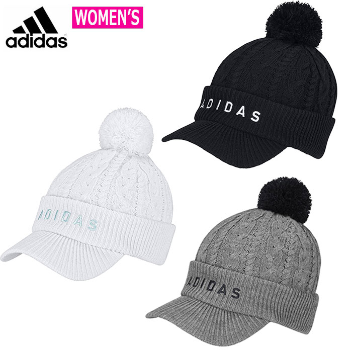 【一部即納OK】adidas レディース COLD. RDY バイザーニットキャップ【MMS78】-アディダス-