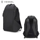 VESSEL（ベゼル）PrimeX Plus Backpack 【3704120】DXR Black バックパック 【朝日ゴルフ】