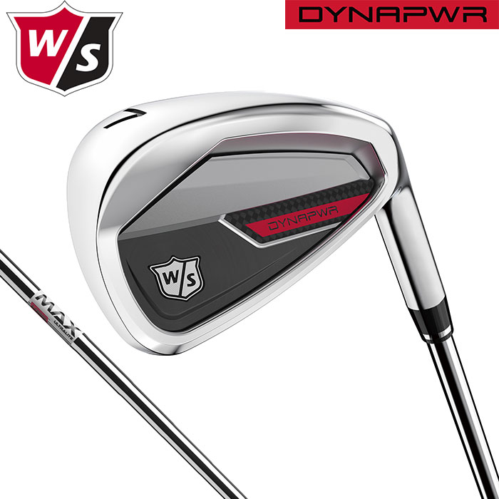 Wilson DYNAPOWER IRONS 6本セット（＃5-9、PW）UST Recoil Dart65 カーボンシャフト -ウィルソン-