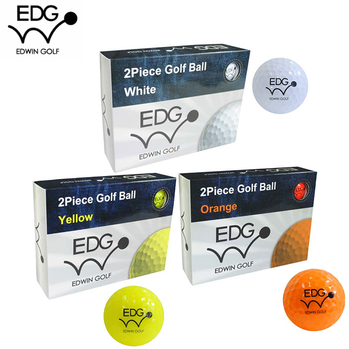 EDWIN GOLF ゴルフボール 12個入り【EDBA-3775】 エドウィンゴルフ LEZAX -レザックス-