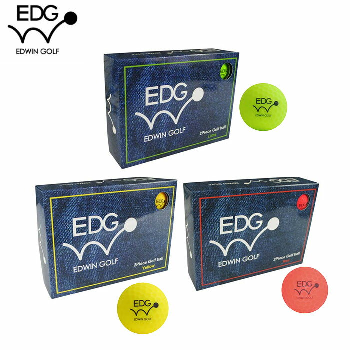 EDWIN GOLF ゴルフボール マット 12個入り【EDBA-3776】 エドウィンゴルフ LEZAX -レザックス-