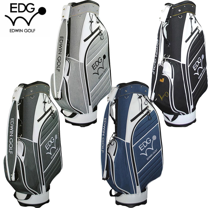 EDWIN GOLF 9.5型キャディバッグ 【EDCB-3478】 エドウィンゴルフ LEZAX -レザックス-