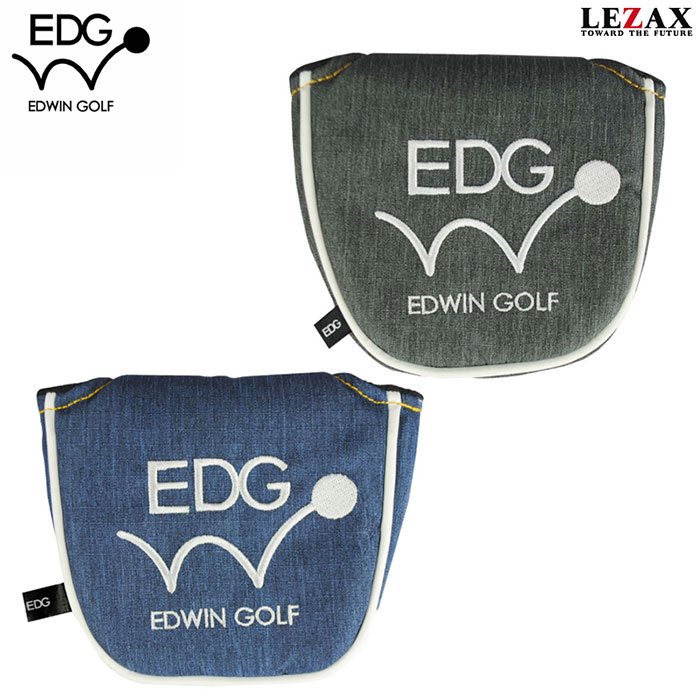 EDWIN GOLF パターカバー ネオマレット用【EDPC-3864】 エドウィンゴルフ LEZAX -レザックス-
