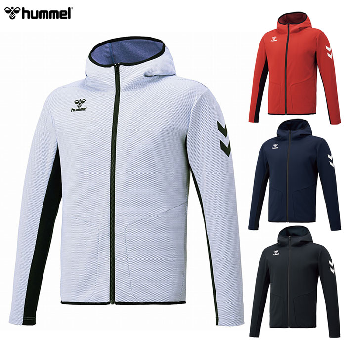 ヒュンメル ウィンドブレーカー メンズ hummel - ヒュンメル - メンズ トレーニングジップアップフーディー 【HAT2096】