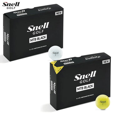 スネルゴルフ -Snell GOLF- MTB BLACK ゴルフボール 1ダース（12個入り）