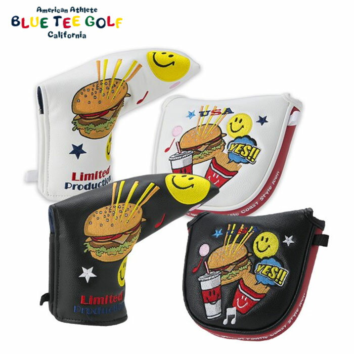BLUE TEE GOLF スマイルバーガー パターカバー 【HC-014】 -ブルーティーゴルフ-