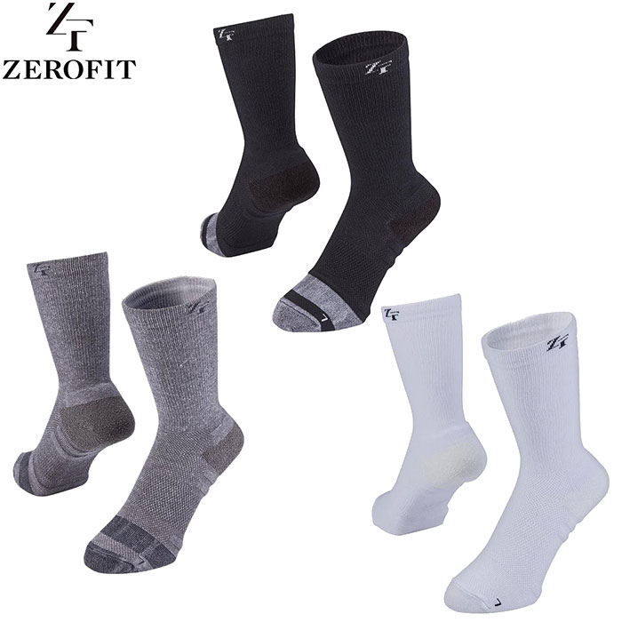 イオンスポーツ ZEROFIT ナノハイブリッド ソックス ミドル 【ゼロフィット NANO HYBRID 機能性ソックス】