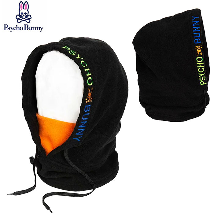 【一部即納OK】サイコバニー フードウォーマー【PBMG256F】ブラック -Psycho Bunny-