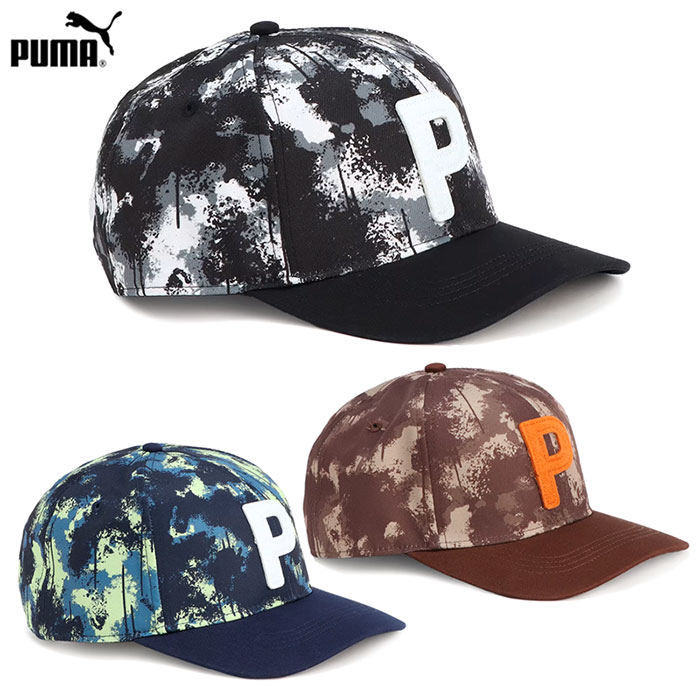 PUMA -プーマ-メンズ ゴルフ AOP Pロゴ キャップ【026035】