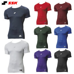 SSK Baseball 24春夏 SCβローネック半袖フィットアンダーシャツ【SCB024LH】