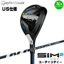 【即納OK 左用】TaylorMade -テーラーメイド- SIM2 MAX レスキュー US仕様 Ventus Blue シャフトレフトハンド