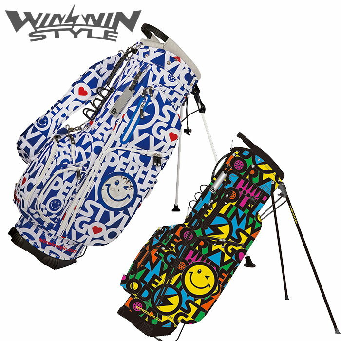 WINWIN STYLE WINWIN MULTI ICON LIGHT WEIGHT STAND BAG (マルチアイコン) スタンドバッグ キャディバッグ 【CB-114】【CB-115】【ウィンウィン スタイル】