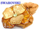 在庫処分 おしゃれ かわいい スワロフスキークリスタル【SWAROVSKI】シュシュ【7024】フラワーレディース用 あなたの装いをワンランクアップする ヘア ...