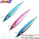 ジギンガーZ GRAIDE グライド 130g - 137mm 【ブルー・ピンク・ブルグリ】 フロントバランス 僅かなアクションでもハイレスポンス! メタルジグ...