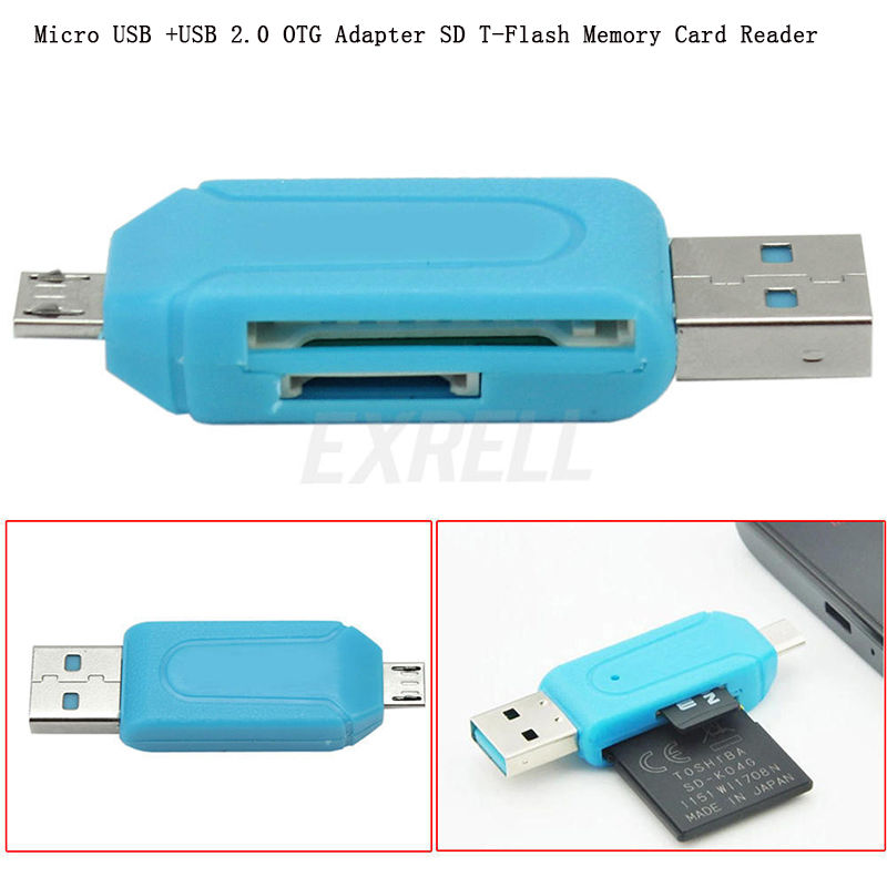 送料無料 スマホ、パソコン両方で使える　OTG対応カードリーダー USBメモリーとして使えるカードリーダー ■変換名人製 OTGカードリーダー(非売品) ・2スロット(SD用/microSD用) ・2種類の接続方法(USB/microUSB) メモリーカードは付属しません 先支払メール便の方のみ送料無料 代引きはできません。 代引きを選ばれた場合は、648円送料加算となります(沖縄および離島は見積もりです）