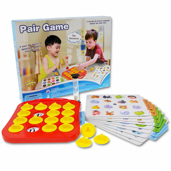 ボードゲーム版神経衰弱 ペアゲーム 知育玩具 学習玩具 記憶