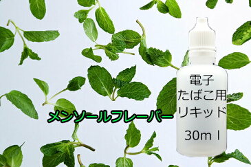 電子タバコ　補充用リキッド　メンソール　30ml