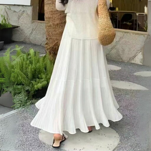 ロングスカート レディース ロング丈 春 夏 プリーツスカート マキシスカート シフォン フレア ボトムス 無地 裏地付き ウエストゴム フレアスカート Aライン 海 リゾート ビーチ 体型カバー セレモニー キュート オフィス カジュアル きれいめ ガーリー ロングスカート レディース ロング丈 春 夏 プリーツスカート マキシスカート シフォン フレア ボトムス 無地 裏地付き ウエストゴム フレアスカート Aライン 海 リゾート ビーチ 体型カバー セレモニー キュート オフィス カジュアル きれいめ ガーリー