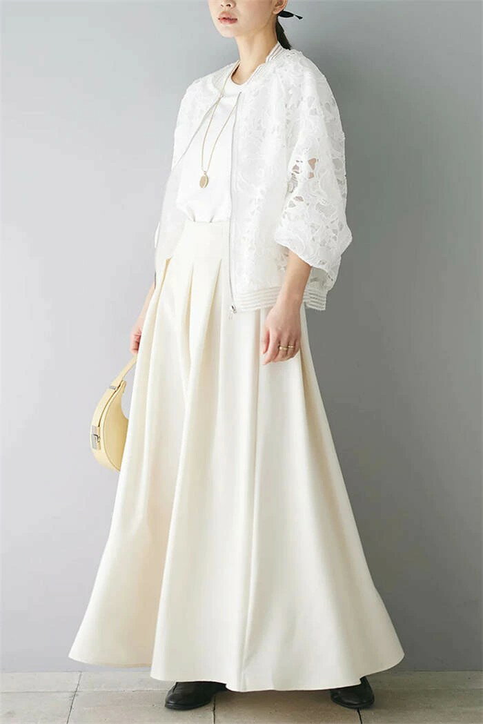 カーディガン レース 春 夏 総レース レディース ノーカラー ショート丈 レイヤード 重ね着 透かし編み 透け感 薄手 軽アウター シアー 花柄レース ボレロ UV対策 エレガント カジュアル リラックス 通勤 体型カバー フェミニン オフィス デート 日常 ホワイト ブラック