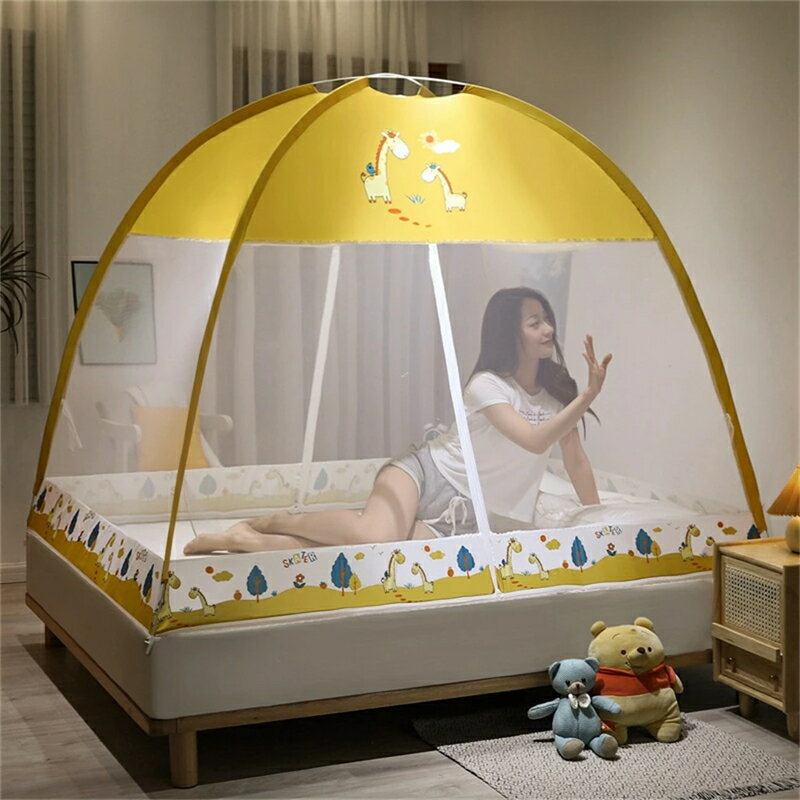 ワンタッチ蚊帳 ベッド用 折りたたみ蚊帳 床用 ワンタッチ モスキートネット キャンプ式 収納便利 持ち運び便利 ドーム蚊帳 簡単設置 広い かや 虫よけ 害虫 蚊 ムカデ 対策 夏 寝室 キャンプ テント アウトドア 安眠 快適