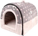 猫 べッド 犬 ベッド 猫ハウス 冬 猫用ベッド 猫 ドーム型 ペットクッション ペットソファ 可愛い 柔らか 水洗え 滑り止め 小型犬 ペット小屋 室内用 ク...