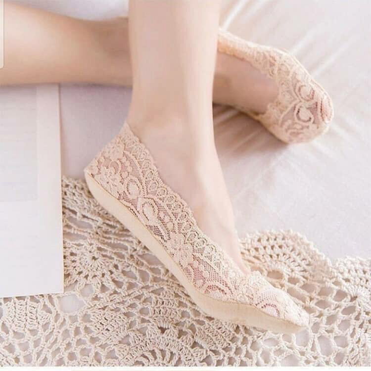 脱げない 10足セット レース 靴下 レディース フットカバー パンプス パンプス用ソ...