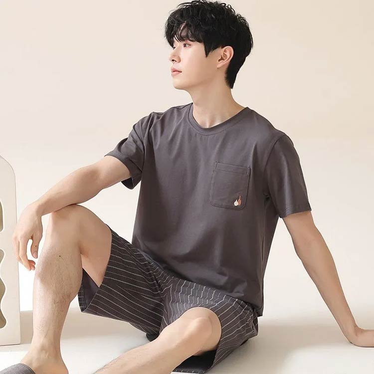 父の日 送料無料 寝巻き 半袖tシャツ パジャマ 送料無料 メンズ 男性 ショートパンツ 春 夏 男性パジャマ ナイトウェア 敬老の日 誕生日 部屋着 紳士 プレゼント L XL 2XL