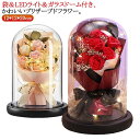 母の日 母の日 花 プリザーブド フラワー ガラスドーム ソープフラワー お祝い ライト付き 枯れない花 花 プレゼント 結婚記念日 送別会 ブーケ ギフト 卒...