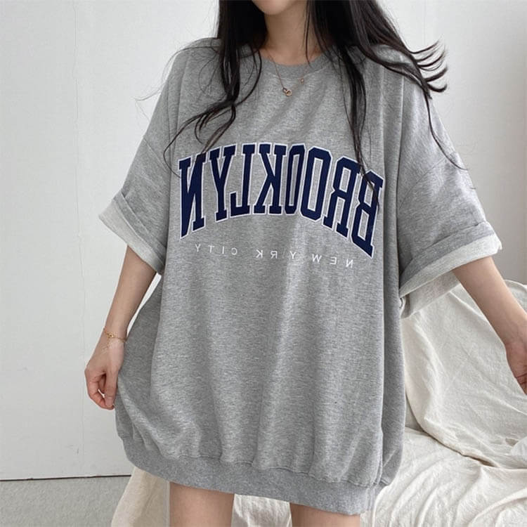 カットソー tシャツ 春夏 ビックシルエット 半袖 クルーネック tシャツ 30代 ゆったり 大きめ 半袖tシャツ ロゴT オーバーサイズ ロング ゆったり 薄手 大人 体型カバー 通勤 20代 レディース